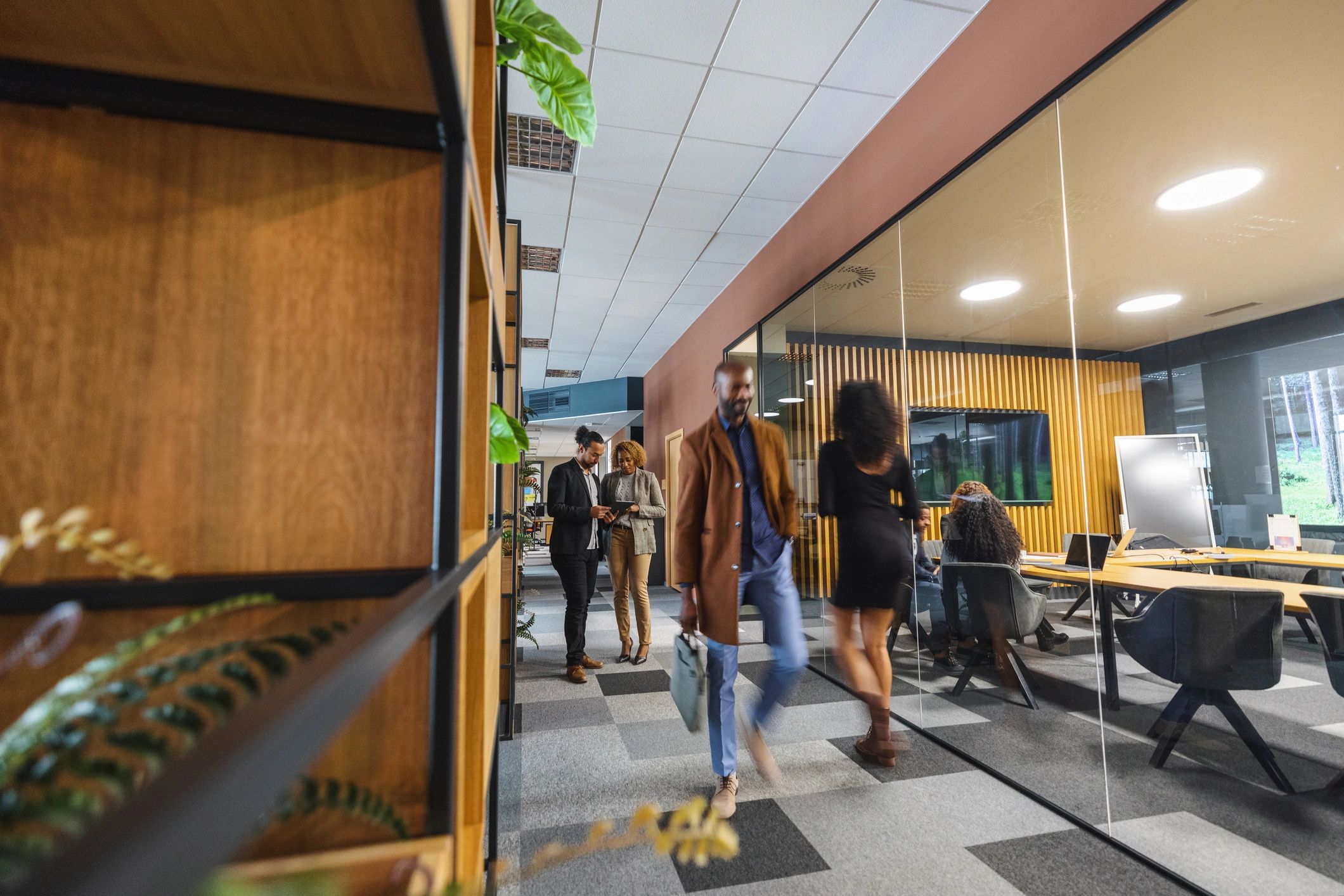 diverse corporate business units modern