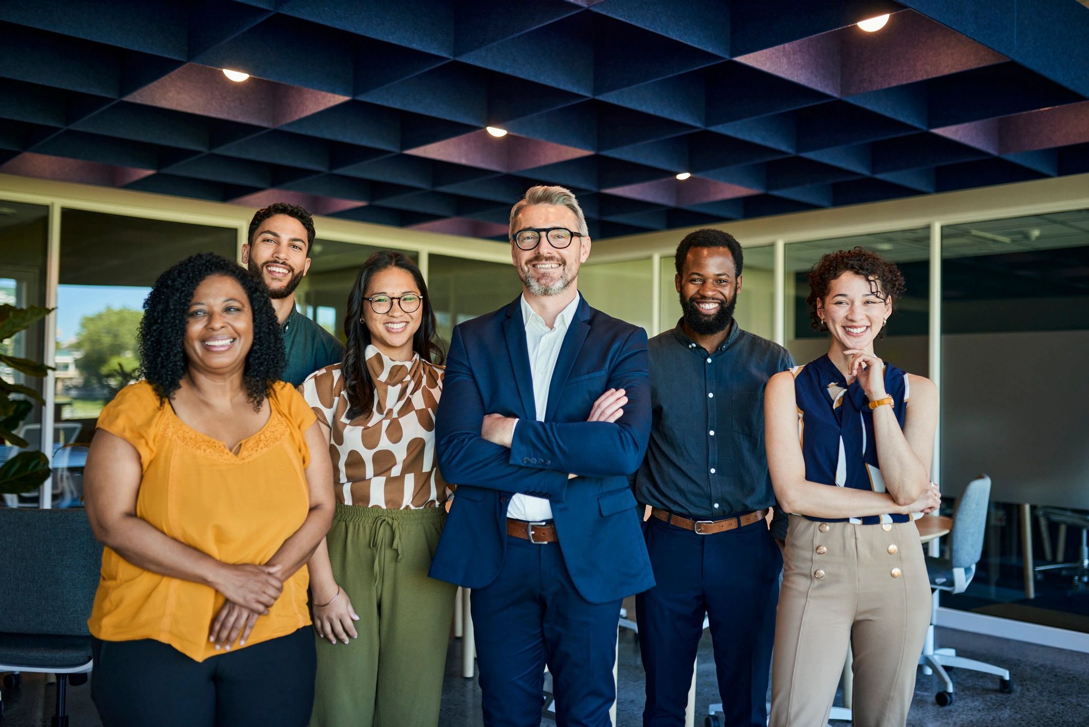 diverse business team professional